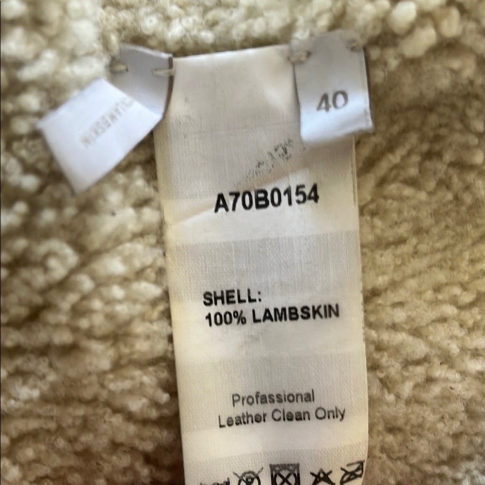 BAMFORD Cropped Shearling Jacket - Picture 5 of 7